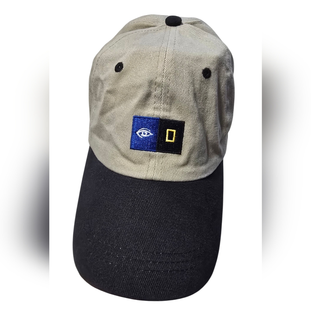 K-products Two-Tone Black and Tan Cap - Picture 1 of 8